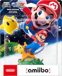 Nintendo - amiibo™ - Mario and Luma - Super Mario Galaxy™ + Super Mario Galaxy™ 2 Series - Multi - Front_Zoom