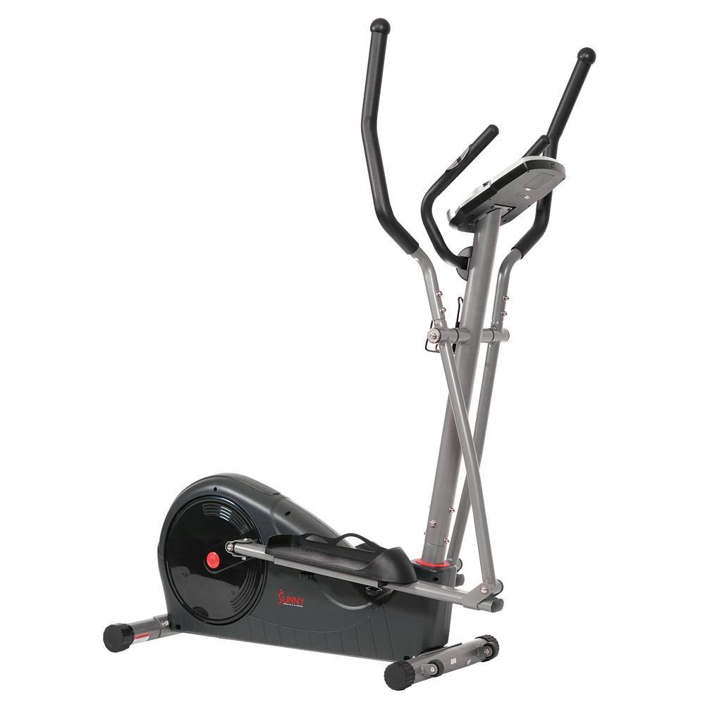 Alt View 1. Sunny Health & Fitness - Sunny Health & Fitness Pre-Programmed Elliptical Trainer - SF-E320002 - Black.