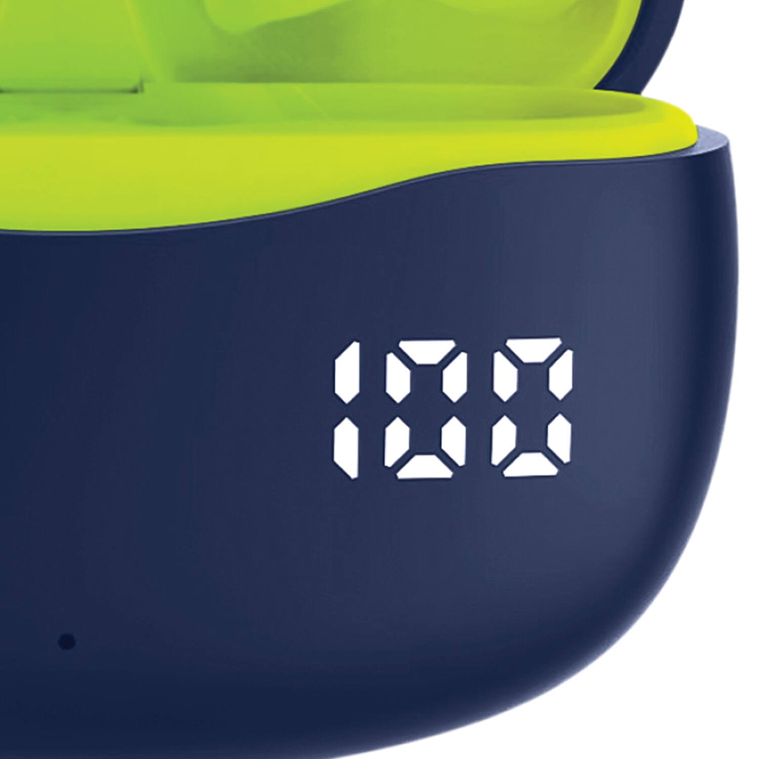 Back. Fisher Studio Pro - Studio Pro By Fisher Active Pro Bluetooth Earphones With Microphone, Active Noise Canceling, True Wireless - Blue.