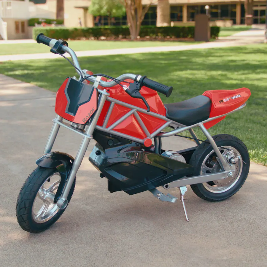 Every Razor Bike Razor RSF350 Single Speed Electric Bike w/ Pneumatic Tires & Chain ...