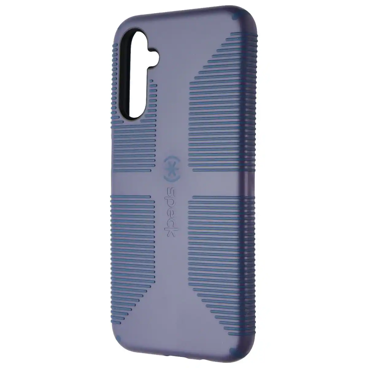 Front. Speck - Speck ImpactHero Grip Case for Samsung Galaxy A14 5G - Thunder Blue/Space Blue - Blue.