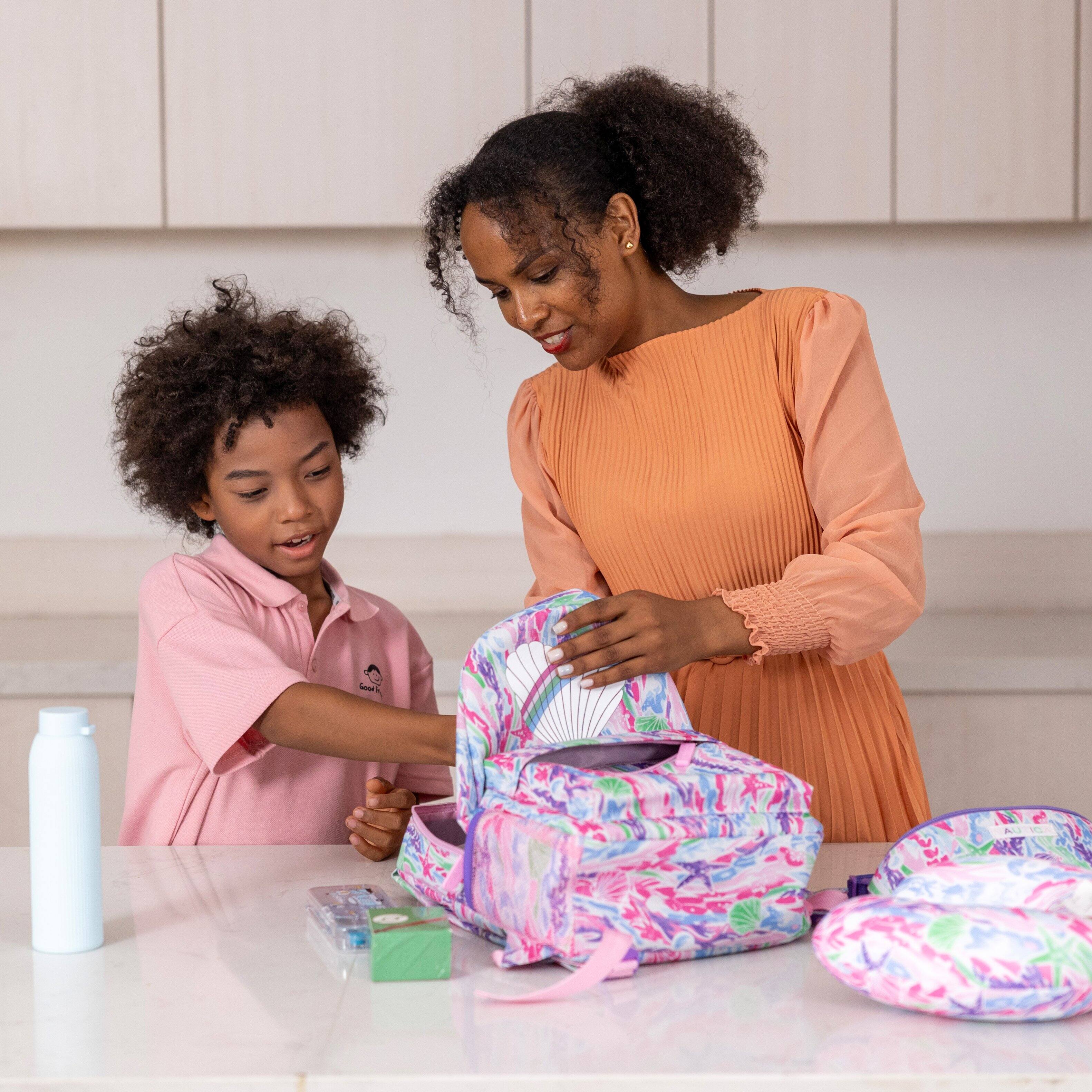 Alt View 10. Nautica - Nautica Kids 18" Airline Approved Carry-on 5-Piece Luggage Set | Pastel Shell - Pastel Shell.