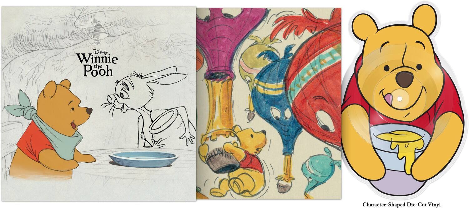 Disney Winnie the Pooh  
Character-Shaped Die-Cut Vinyl