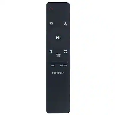 PAIR, SOUND MODE, VOL, WOOFER, SOUNDBAR