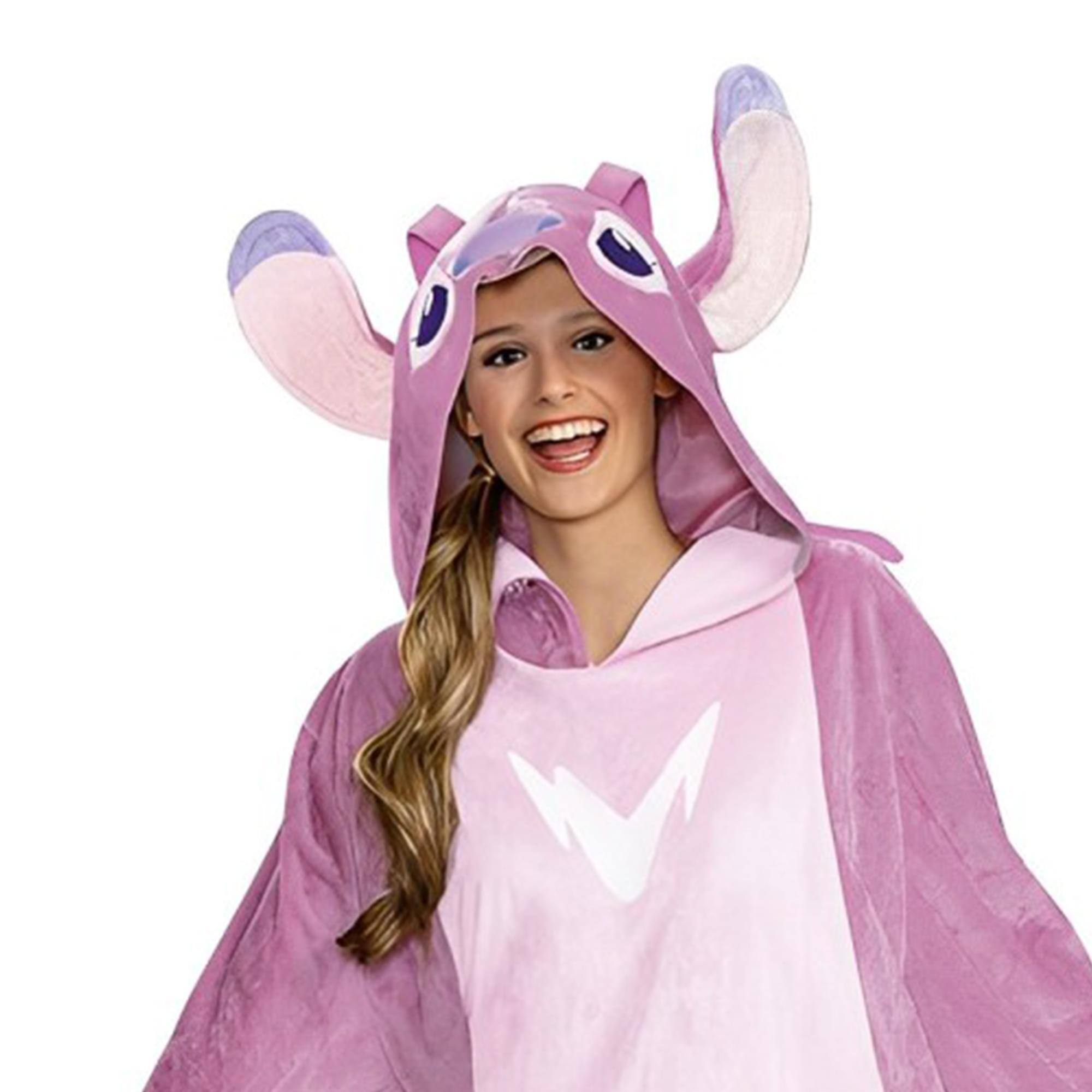 Alt View 10. Disguise - Disney Lilo & Stitch Angel Adult Costume Jumpsuit | L/XL - Purple.