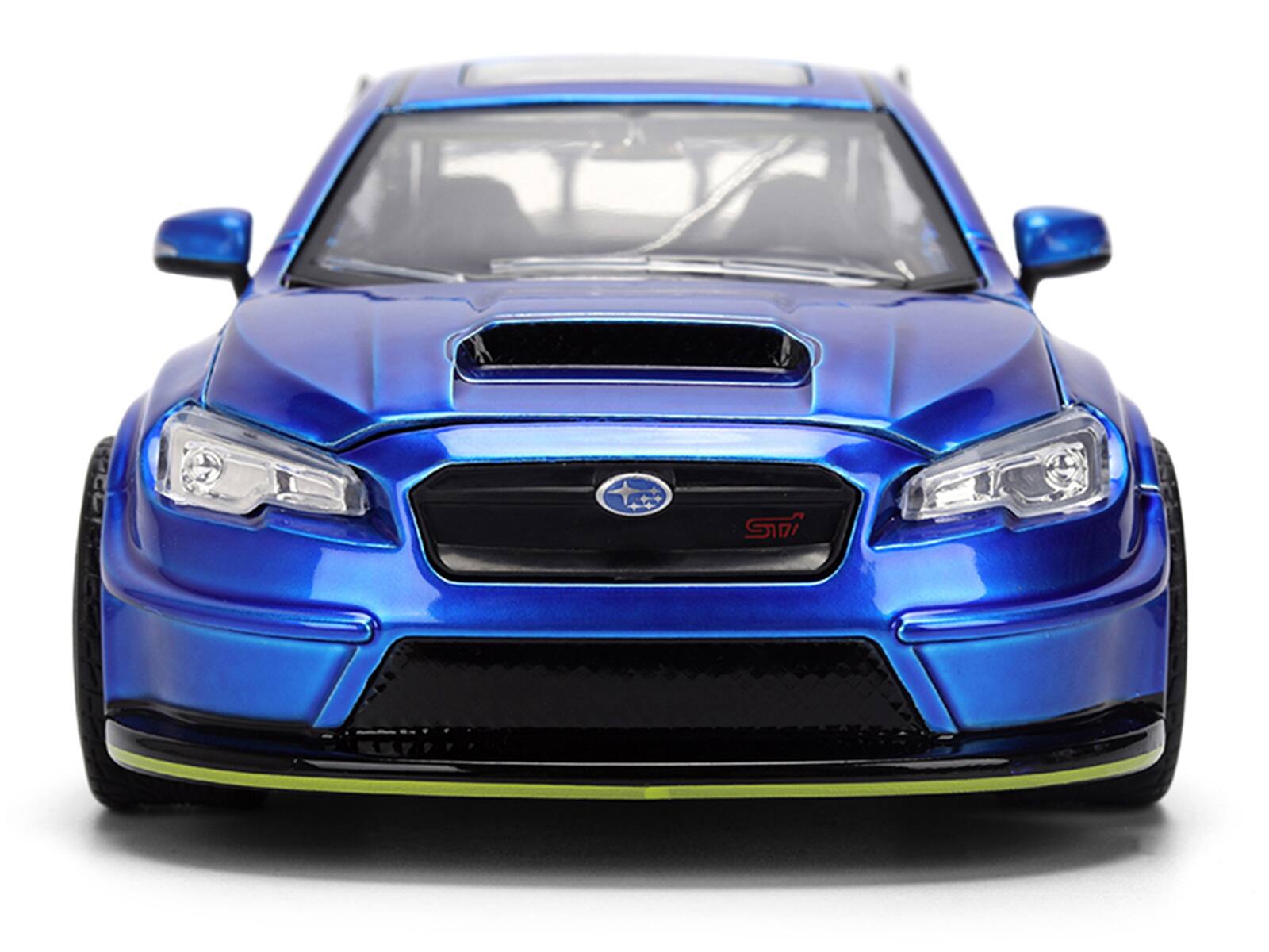 Alt View 5. Jada - 2016 Subaru WRX STI Widebody Blue Metallic "JDM Tuners" Series 1/24 Diecast Model Car by Jada.