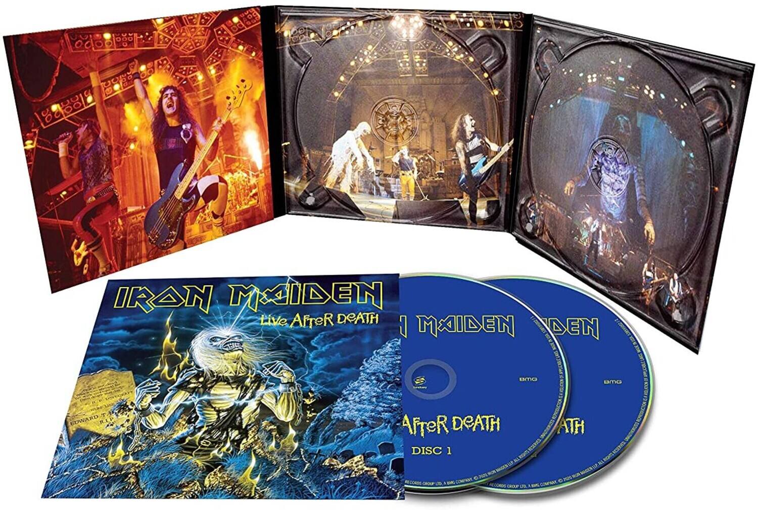 IRON MAIDEN  
Live After Death  

DISC 1  
After Death  

BMG  
BMG  
BMG  

RECORDS GROUP LTD. A BMG COMPANY © 2020 BMG RIGHTS MANAGEMENT (UK) LIMITED ALL RIGHTS RESERVED.