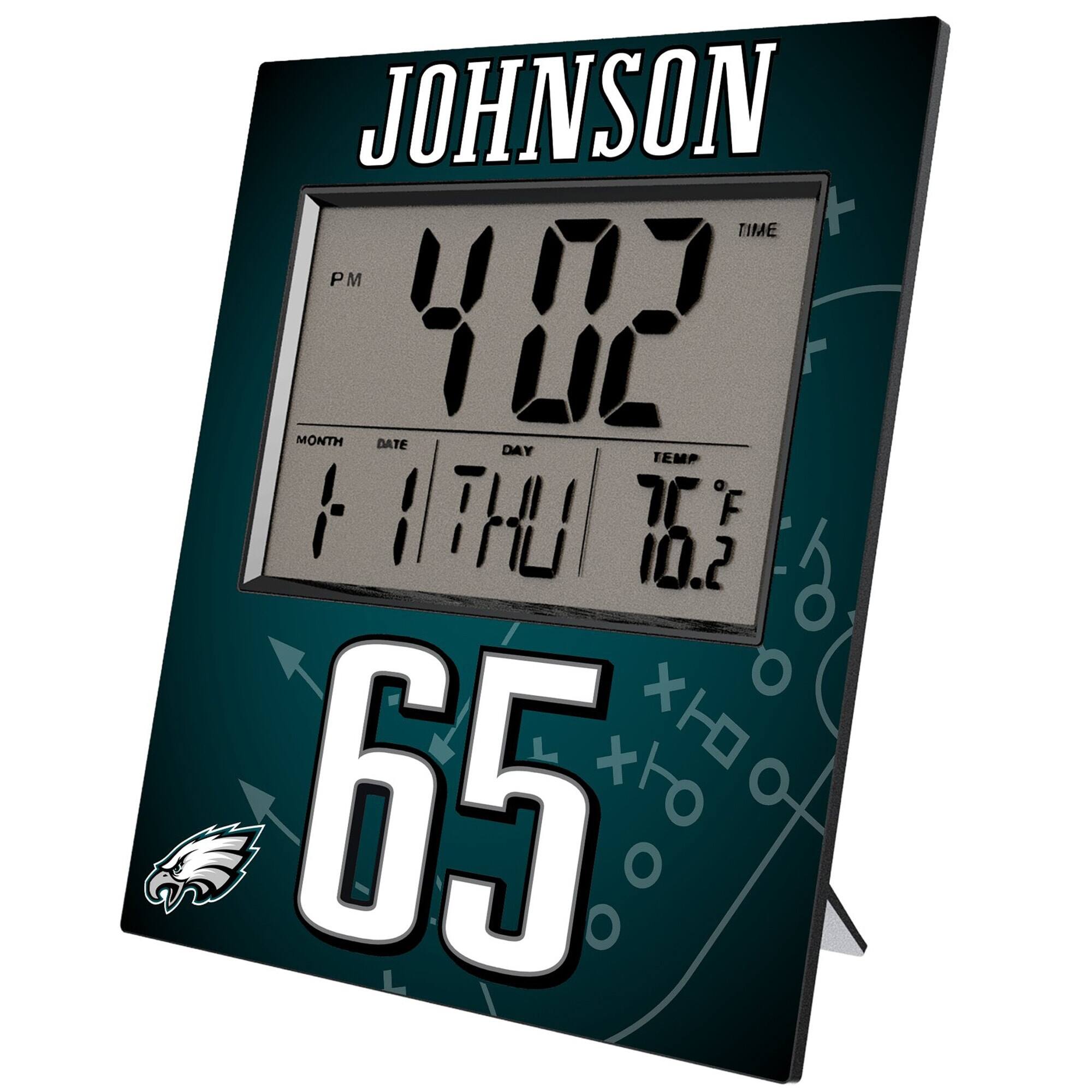 JOHNSON  
TIME 4:02 PM  
MONTH 11 DATE 1 DAY THU TEMP 76°F  
65