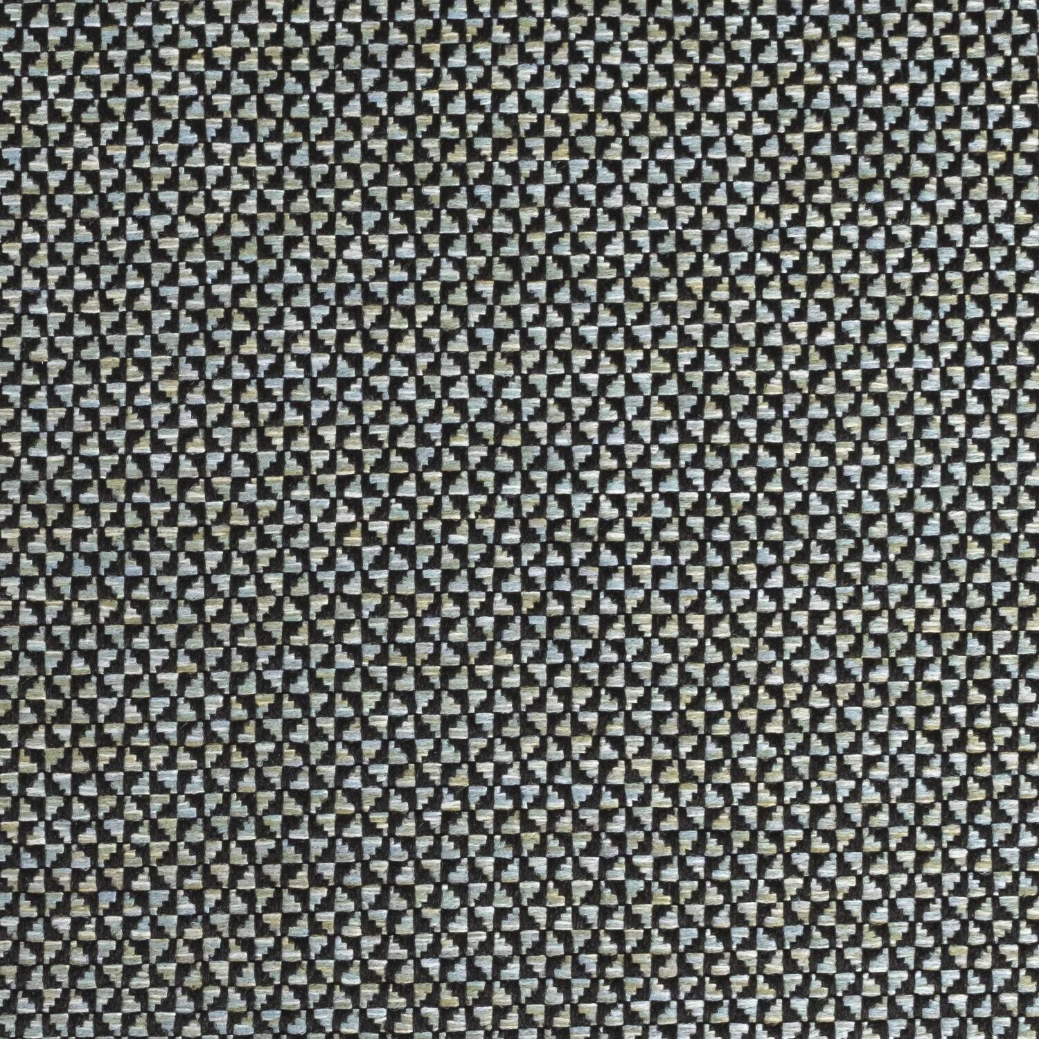 Alt View 2. Sweet Home Collection - Cameron Memory Foam No Slip Back 16" x 16" Chair Pad Cushion with Ties, 2-Pack - Black/Sage/Blue.