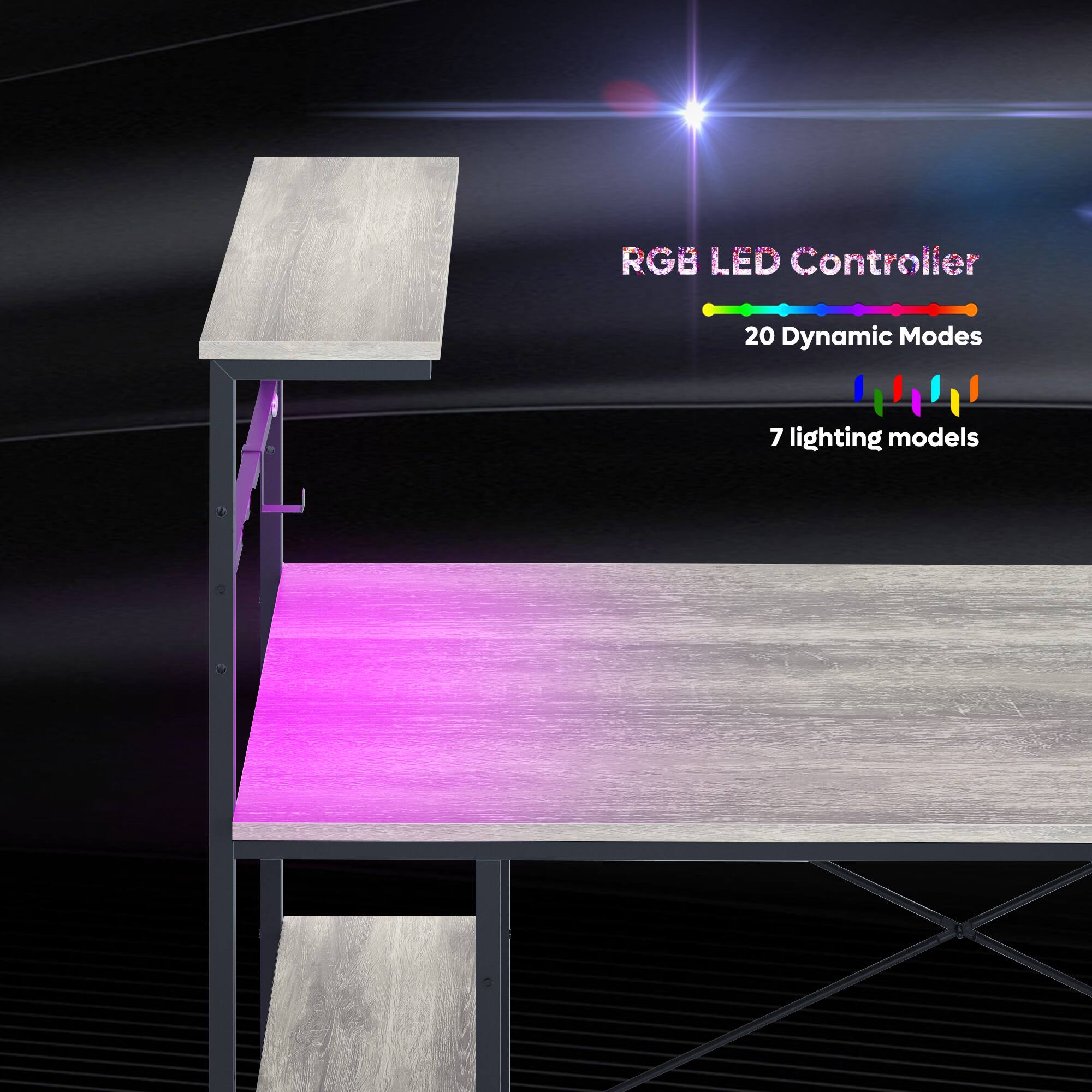 RGB LED Controller  
20 Dynamic Modes  
7 lighting models