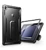 Front. Dexnor - Case for Samsung Galaxy Tab A9+ Plus 2023 with Screen Protector Heavy Duty Shockproof Full Body Protective Tablet Cover - Black.