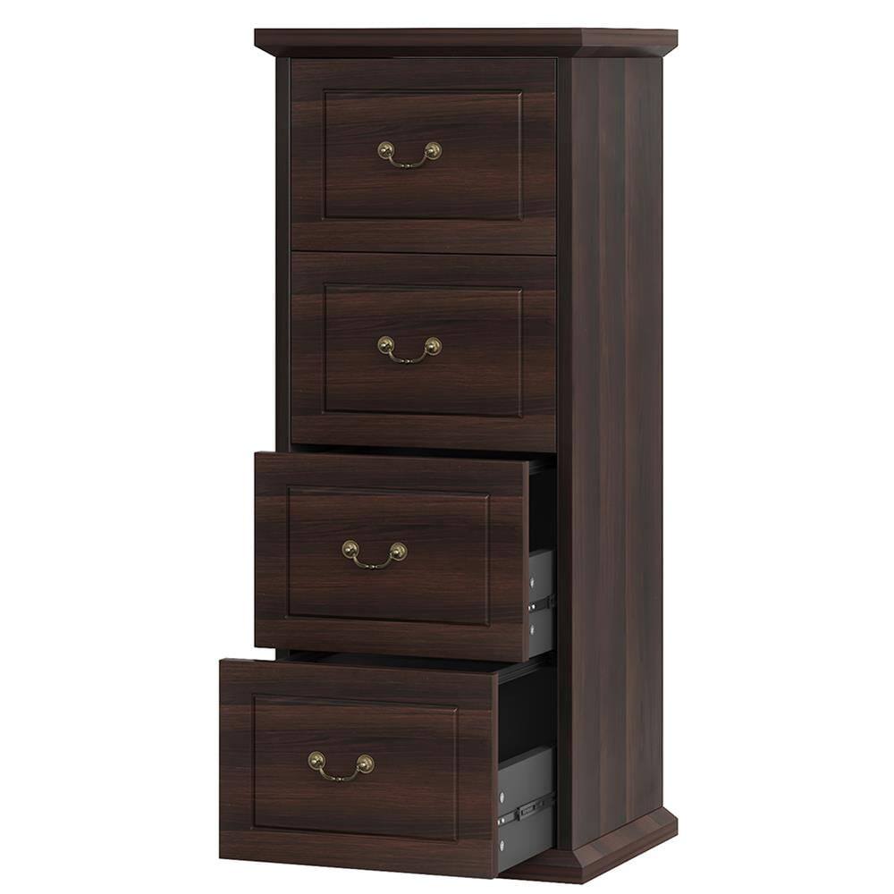 Alt View 2. Kadyn - Kadyn Filing Stroage Cabinets,File Stroage Cabinet, 4-Drawer File Cabinet, Vertical Wood Filing Cabinet,Brown - Brown.