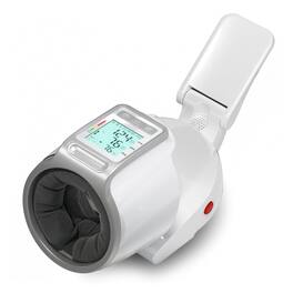 NICEBAY - FDA Cleared Upper Arm Blood Pressure Monitor, 3.5" LCD, Dual User 99 Memories, USB-C, Fits 7.1"-16.5", No Wrapping Requi - White