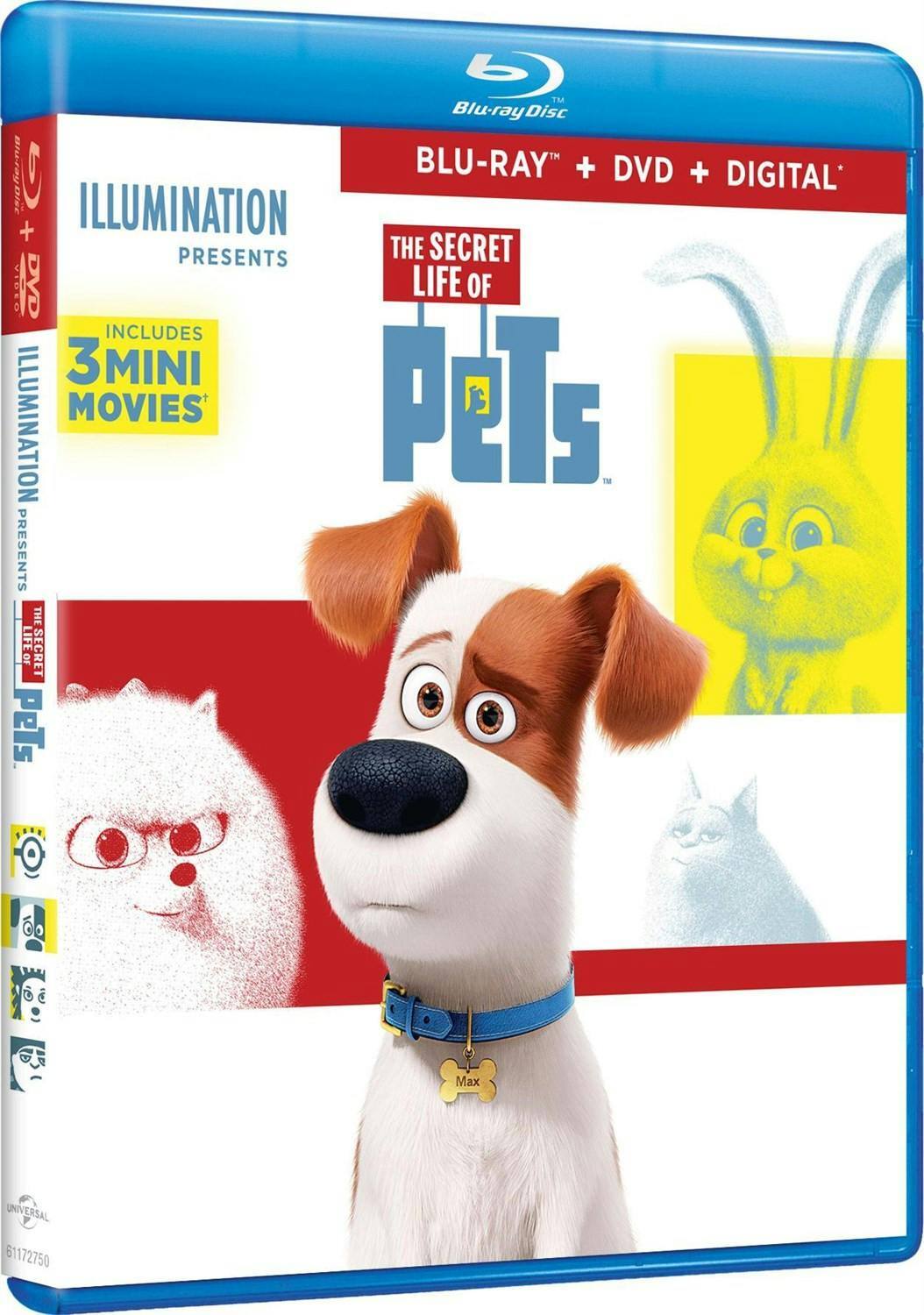 Angle. The Secret Life of Pets (DVD + Digital) [Blu-ray].