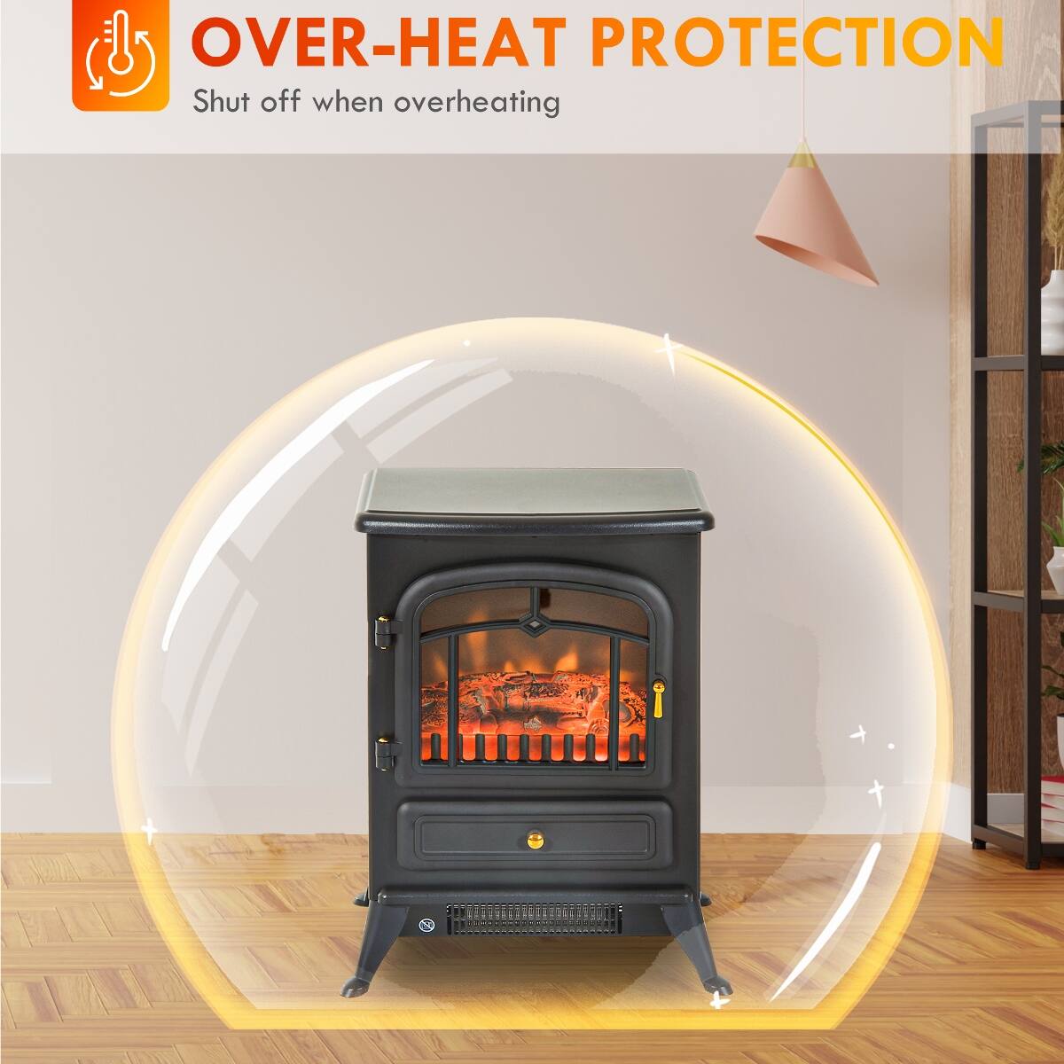 OVER-HEAT PROTECTION  
Shut off when overheating