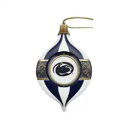 Santa's Workshop - Penn State Nittany Lions Two-Piece 5.5" Spinning Bulb Ornament Set - Blue