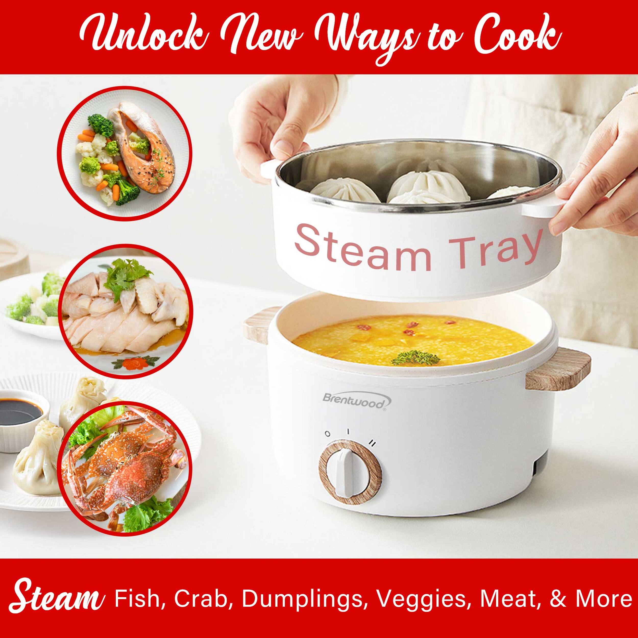 Unlock New Ways to Cook

Steam Tray

Steam Fish, Crab, Dumplings, Veggies, Meat, & More