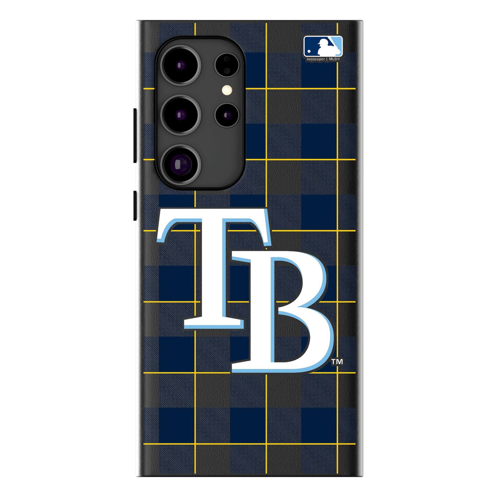 Keyscaper - MLB - Tampa Bay Rays Plaid Galaxy Magnetic Bump Case - S24 - Black price history on PriceWatchPro