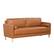 Angle. Lifestyle Solutions - Langford Sofa Caramel PU - Caramel.