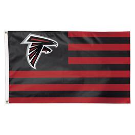 WinCraft - Atlanta Falcons 3' x 5' Americana Stars & Stripes Deluxe Flag - Multicolor