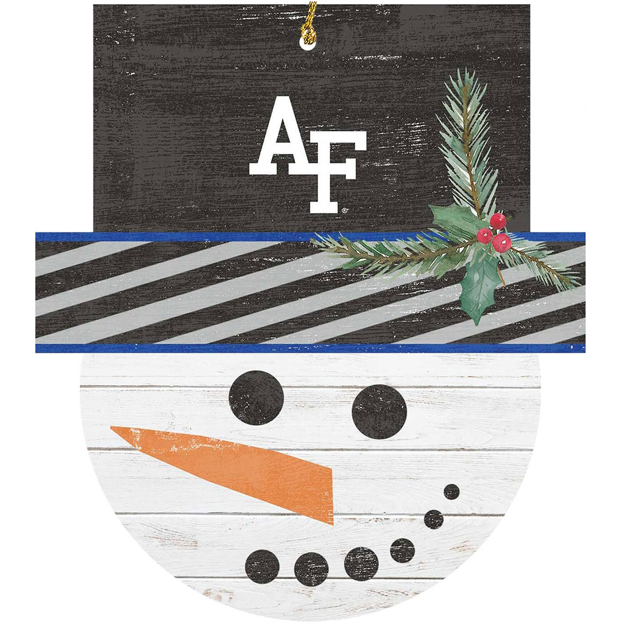 Alt View 3. Jardine - Air Force Falcons Ornament Bundle - White.