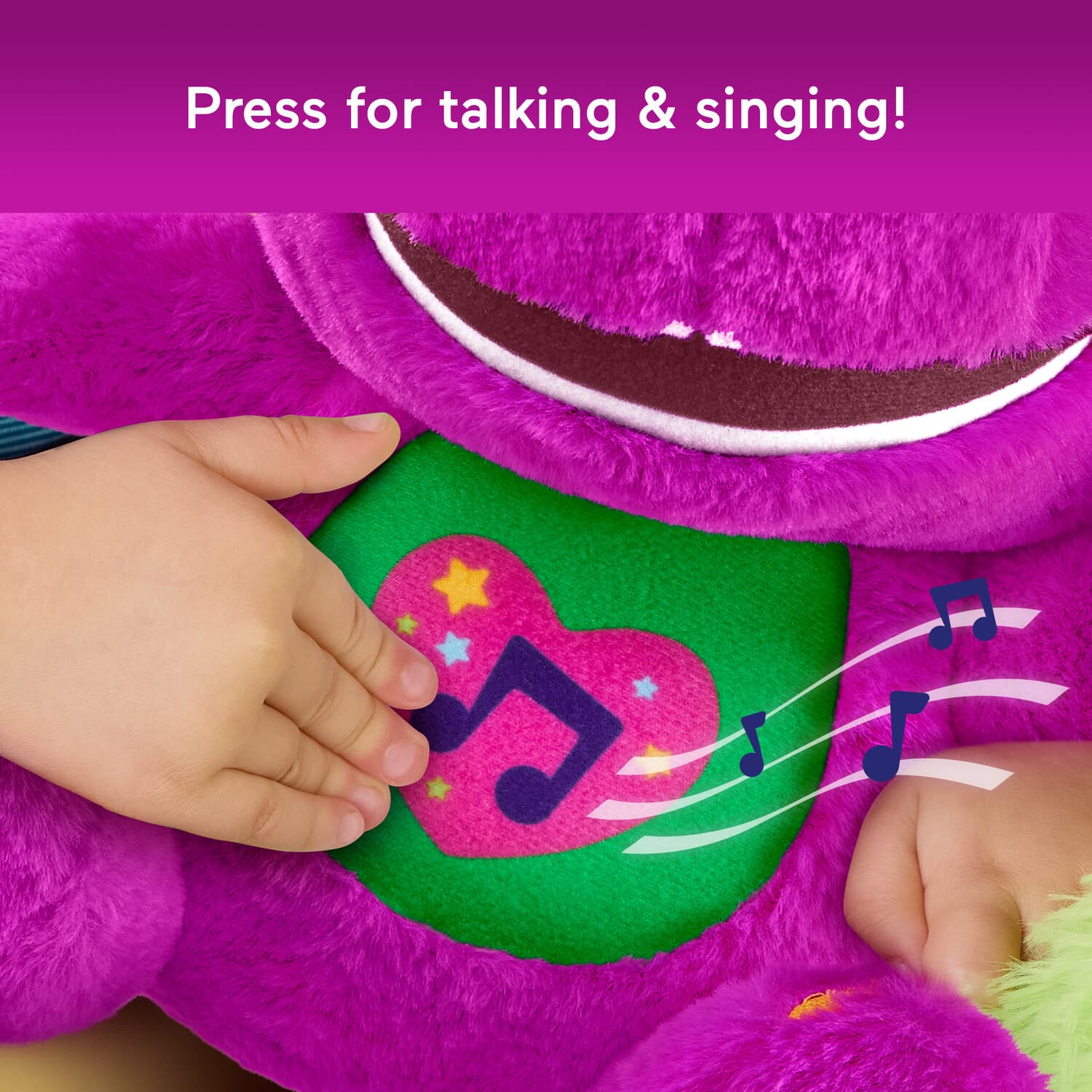 Fisher Price Barney's World: Sing Along Barney Musical Plush