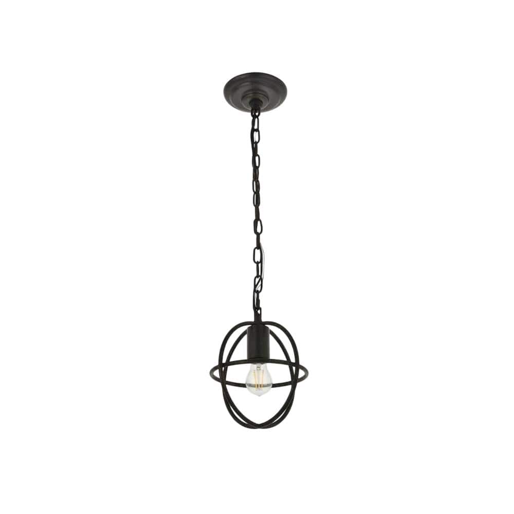 Living District - Octavia 1 Light Pendant - Dark Brown price history on PriceWatchPro