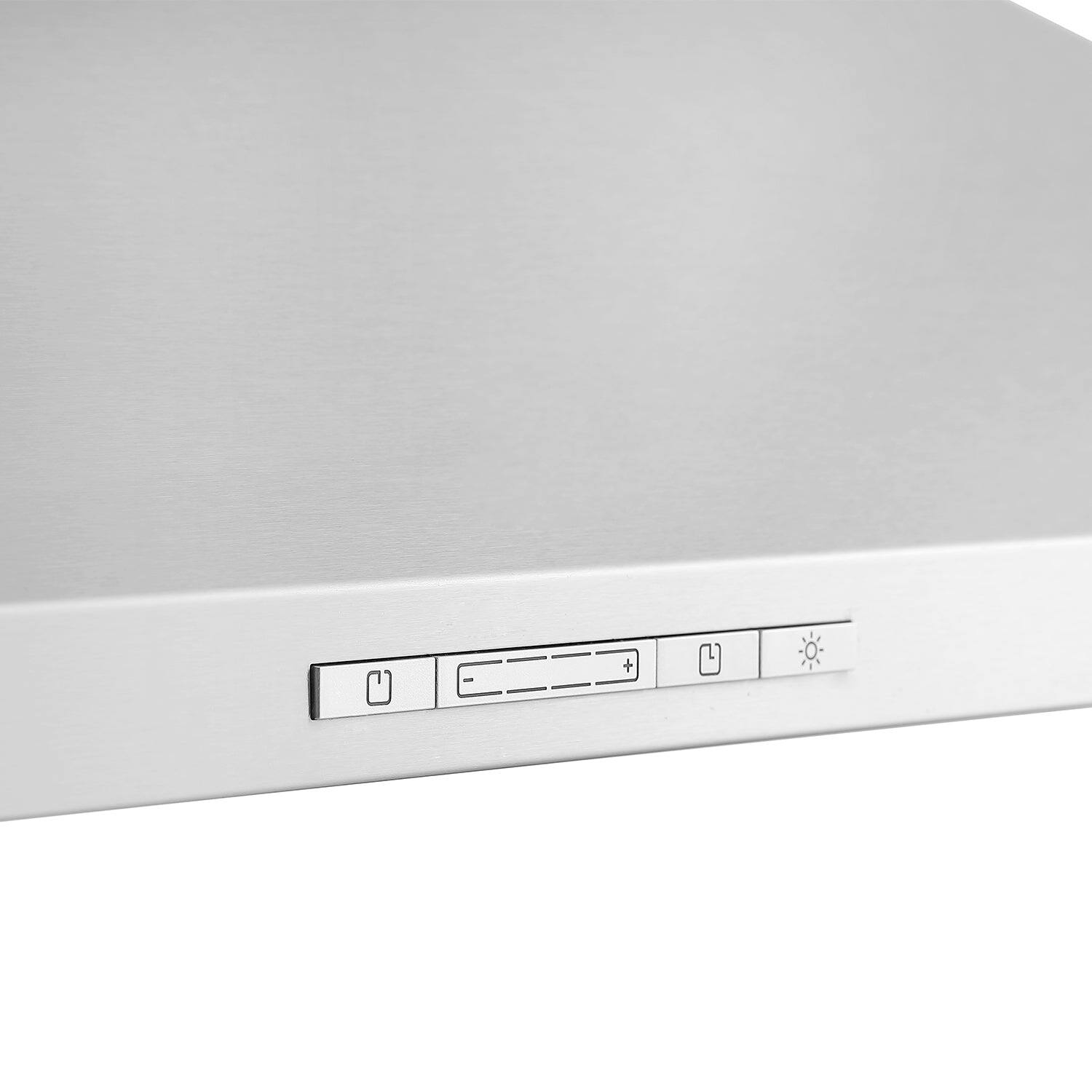 Alt View 1. Rangaire - Rangaire 36" Wall-Mounted Range Hood 580 CFM Convertible Stainless Steel RHWMP36S - Stainless Steel.