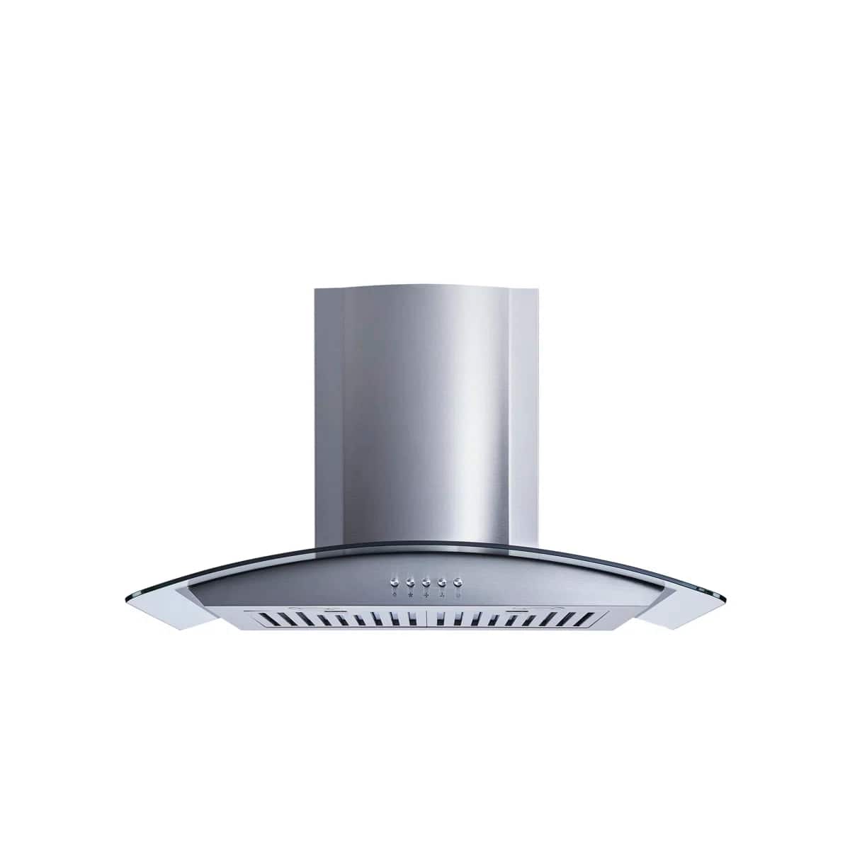 Front. Winflo - Winflo 30 inch Convertible 300 CFM Stainless Steel Wall Mount  Range Hood with Baffle Filters - Stainless Steel.