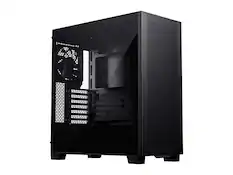 Front. Phanteks - Phanteks XT Pro, Mid-Tower Gaming Chassis, Mesh Front, Tempered Glass, 1x M25-120 Fan, Black - Black.
