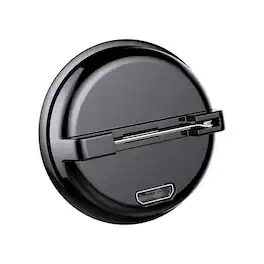 Cluzine - 8GB Pin Mini Voice Recorder, Portable Pendant HD Noise Reduction Voice Activated Recorder - Black