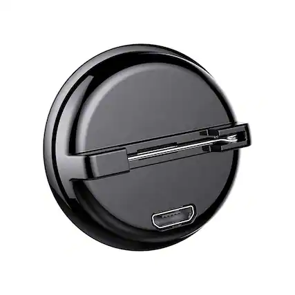 Front. Cluzine - 8GB Pin Mini Voice Recorder, Portable Pendant HD Noise Reduction Voice Activated Recorder - Black.