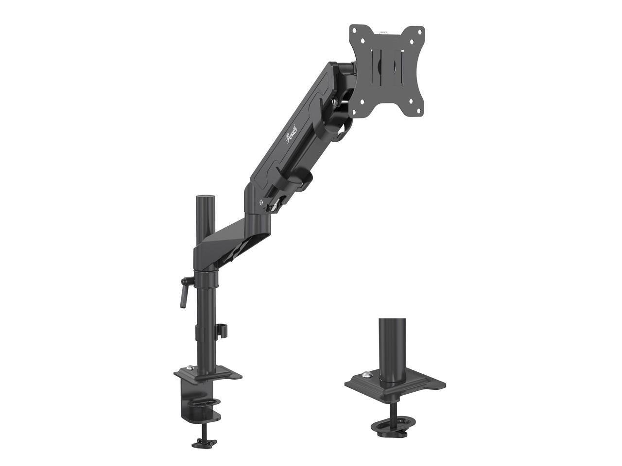 Alt View 2. Rosewill - Rosewill Adjustable Monitor Arm, 15-32" 19.8lb, Gas Spring, Full Motion VESA Mount - Black.