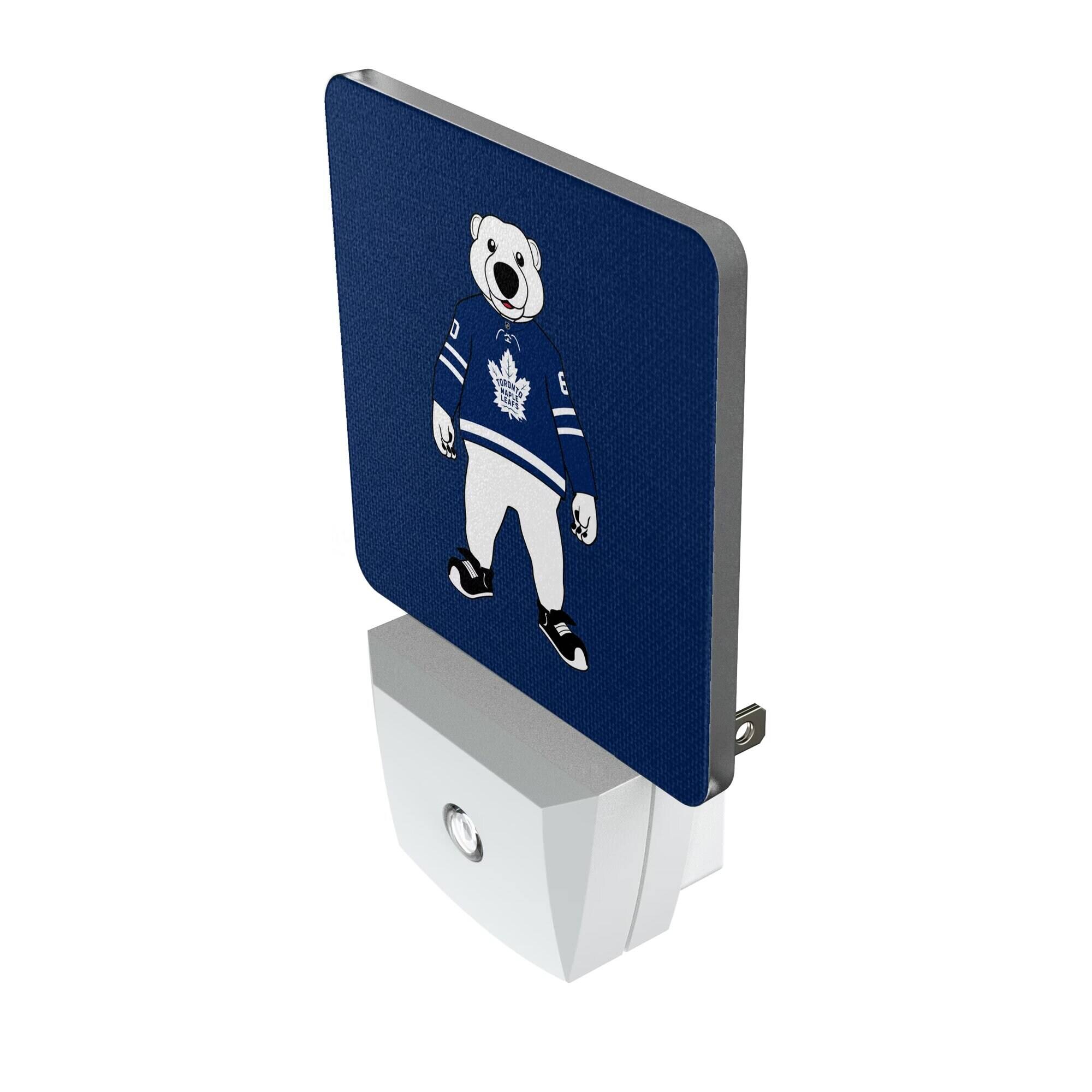 Alt View 1. Keyscaper - Toronto Maple Leafs 2-Pack Solid Design Mascot Nightlight Set - White.
