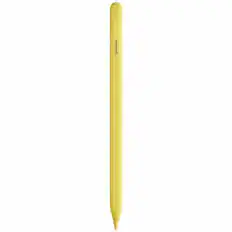 Front. Alogic - Alogic iPad Stylus Pen with Wireless Charging Yellow - Yellow stylus with an ergonomic design, delivering accuracy and - Yellow.