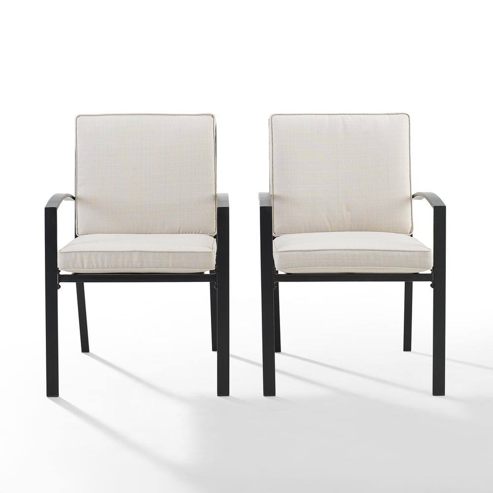 Alt View 1. Crosley Furniture - Kaplan 2Pc Outdoor Dining Chair Set - 2 Chairs - Oatmeal.