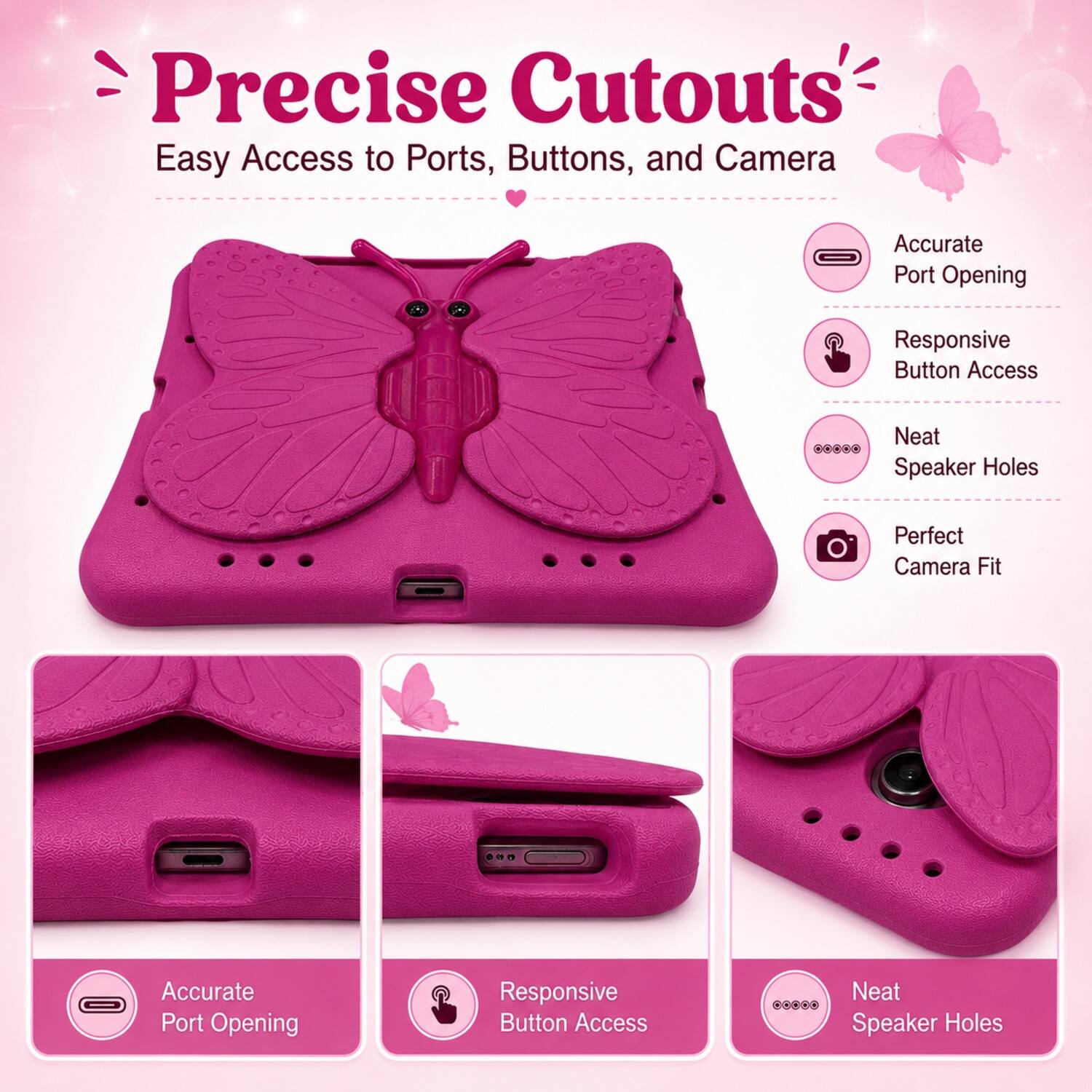 Precise Cutouts: Easy Access to Ports, Buttons, and Camera

- Accurate Port Opening
- Responsive Button Access
- Neat Speaker Holes
- Perfect Camera Fit