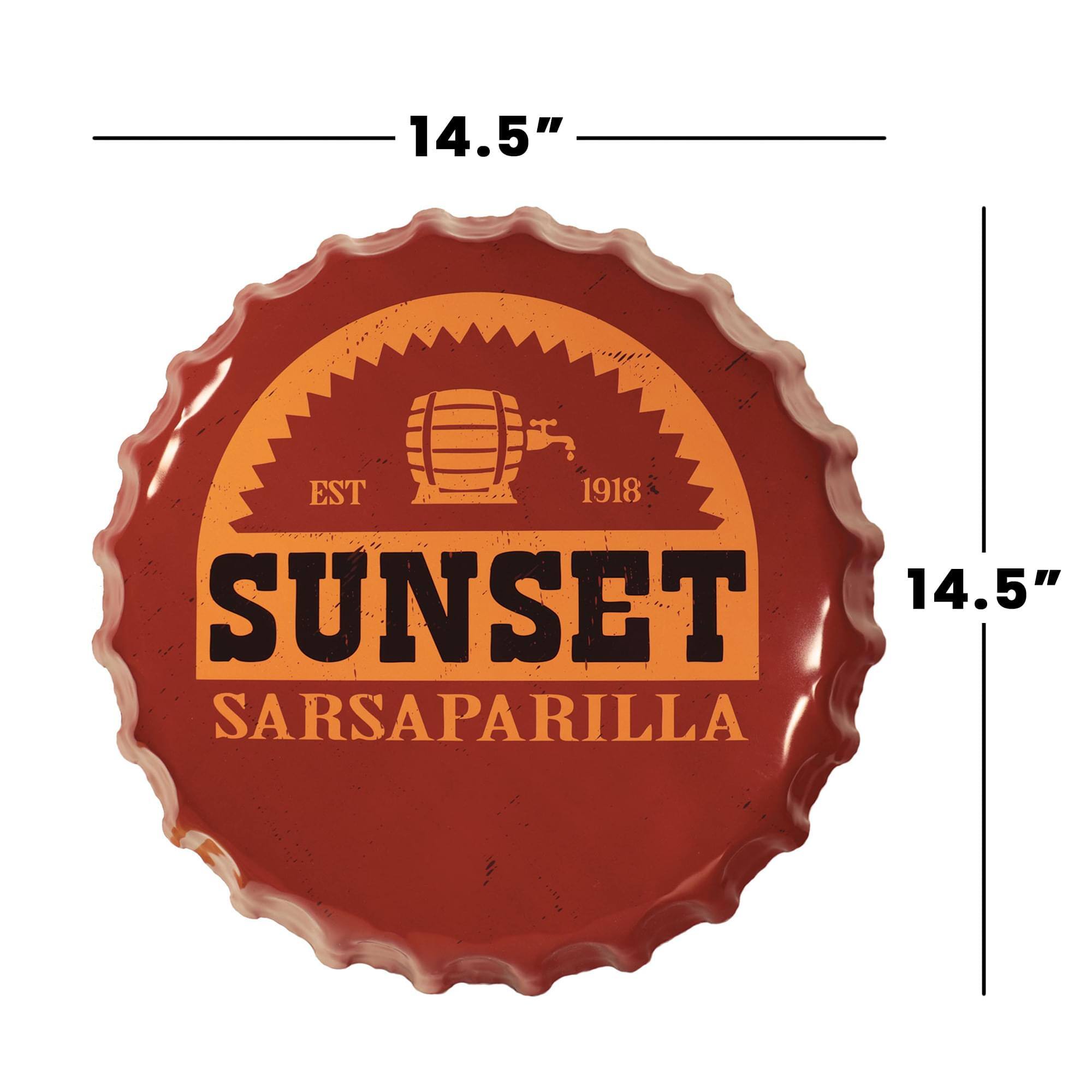 14.5" EST 1918 SUNSET 14.5" SARSAPARILLA