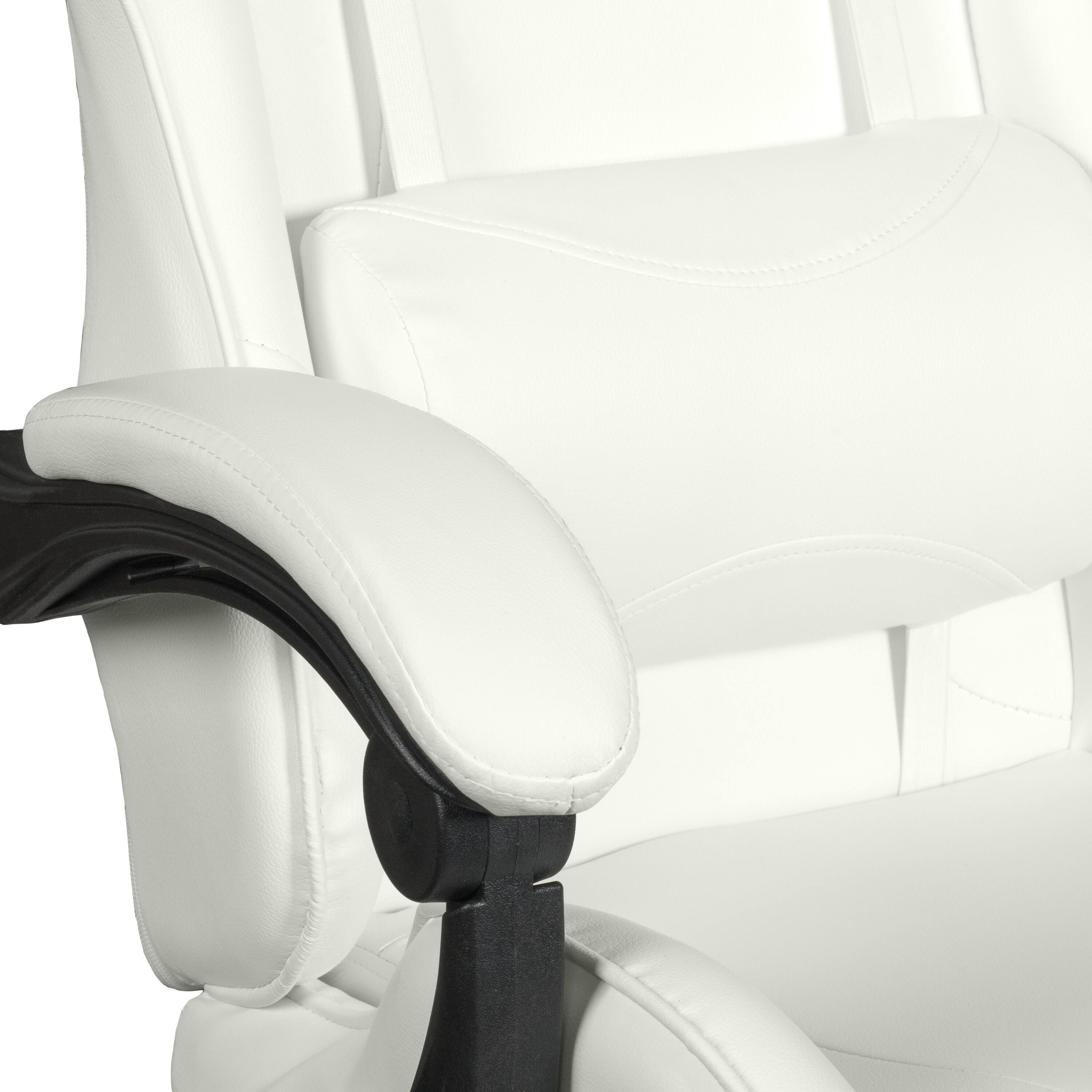 Alt View 21. CorLiving - Ravagers Gaming Chair - White.