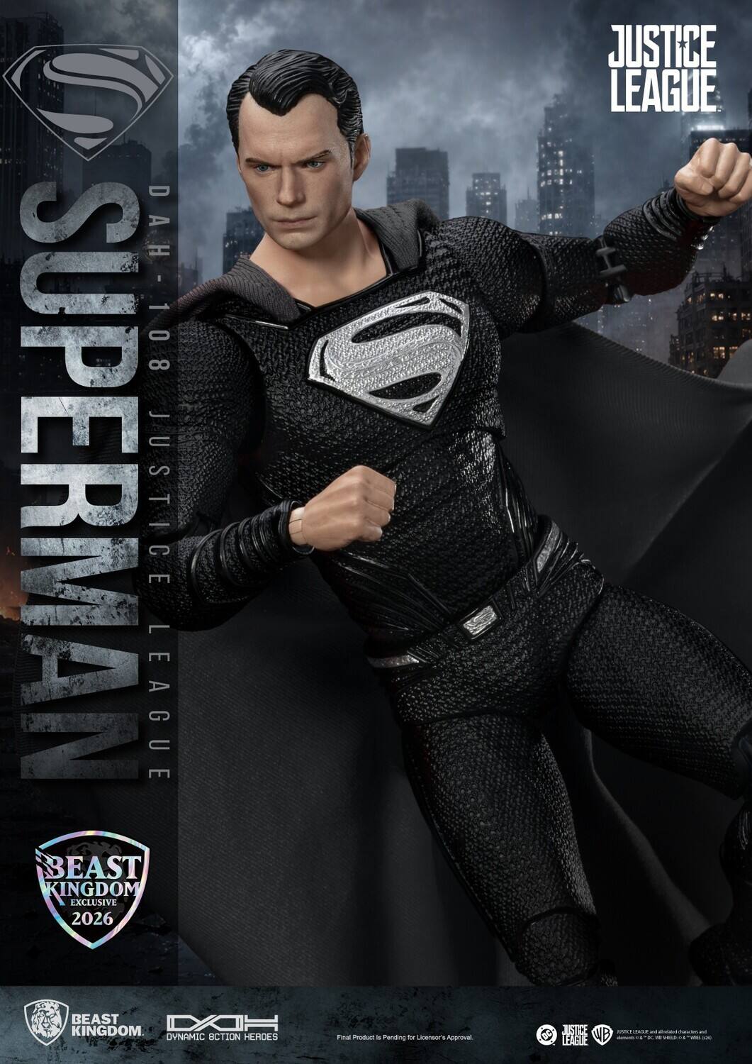 S DAH - 108 SUPERMAN JUSTICE LEAGUE BEAST KINGDOM EXCLUSIVE 2026 BEAST KINGDOM. DYNAMIC ACTION HEROES

Fimat Product is Pending for Licensor's Approval

JUSTICE LEAGUE JUSTICE WB RONCE LOWER -- - carbook.com chocologions will Chownolds . WITH CHORESSE COOKIA.DOME LEAGUE