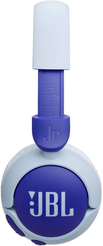 JBL Junior 320, bedrade on-ear koptelefoon voor kinderen met ingebouwde microfoon, JBL Safe Sound, laag volume, 12 mm dikke zachte pad en sticker set, ultraportabel ontwerp, in Paars JBL Junior 320, bedrade on-ear koptelefoon voor kinderen met ingebouwde microfoon, JBL Safe Sound, laag volume, 12 mm dikke zachte pad en sticker set, ultraportabel ontwerp, in Paars