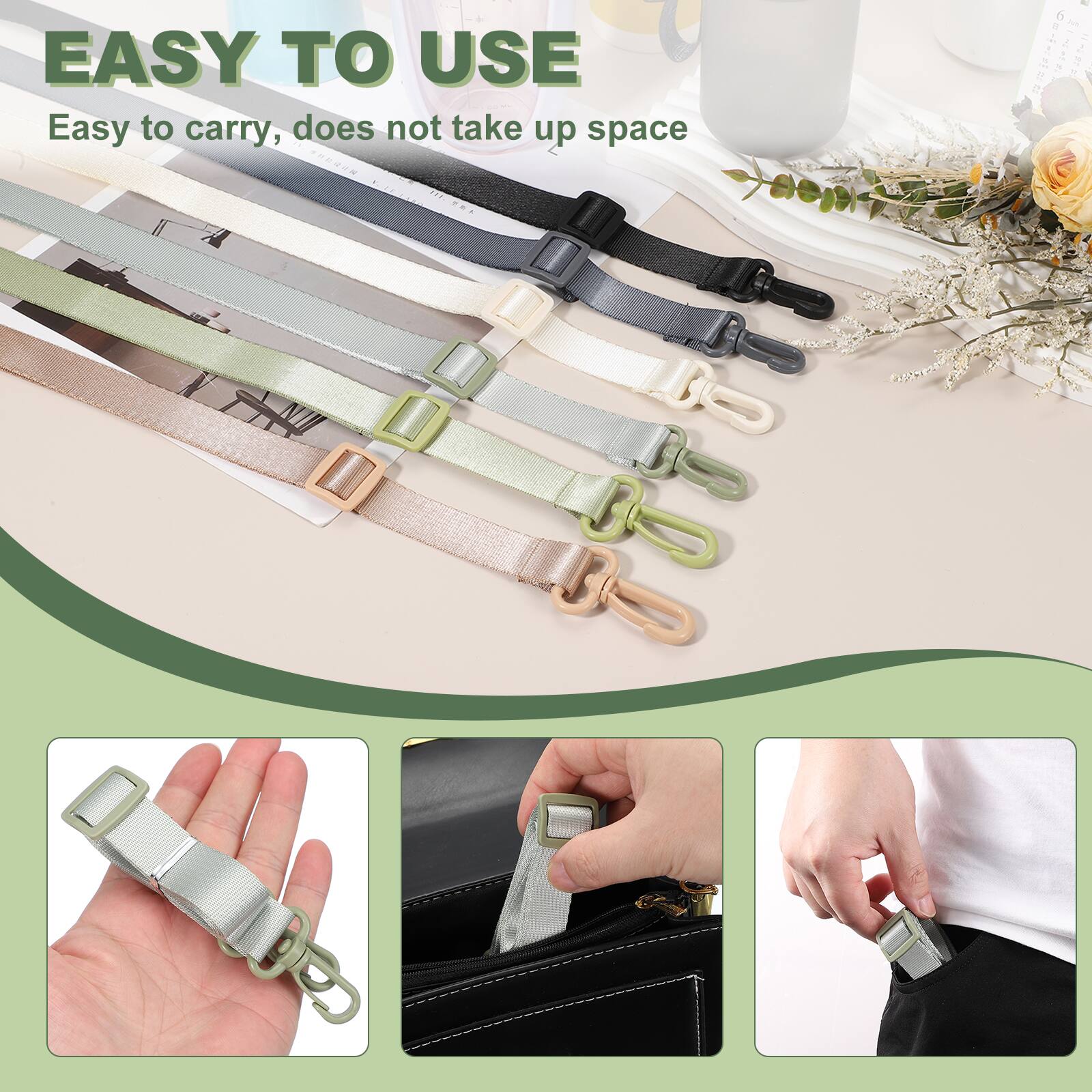 EASY TO USE  
Easy to carry, does not take up space