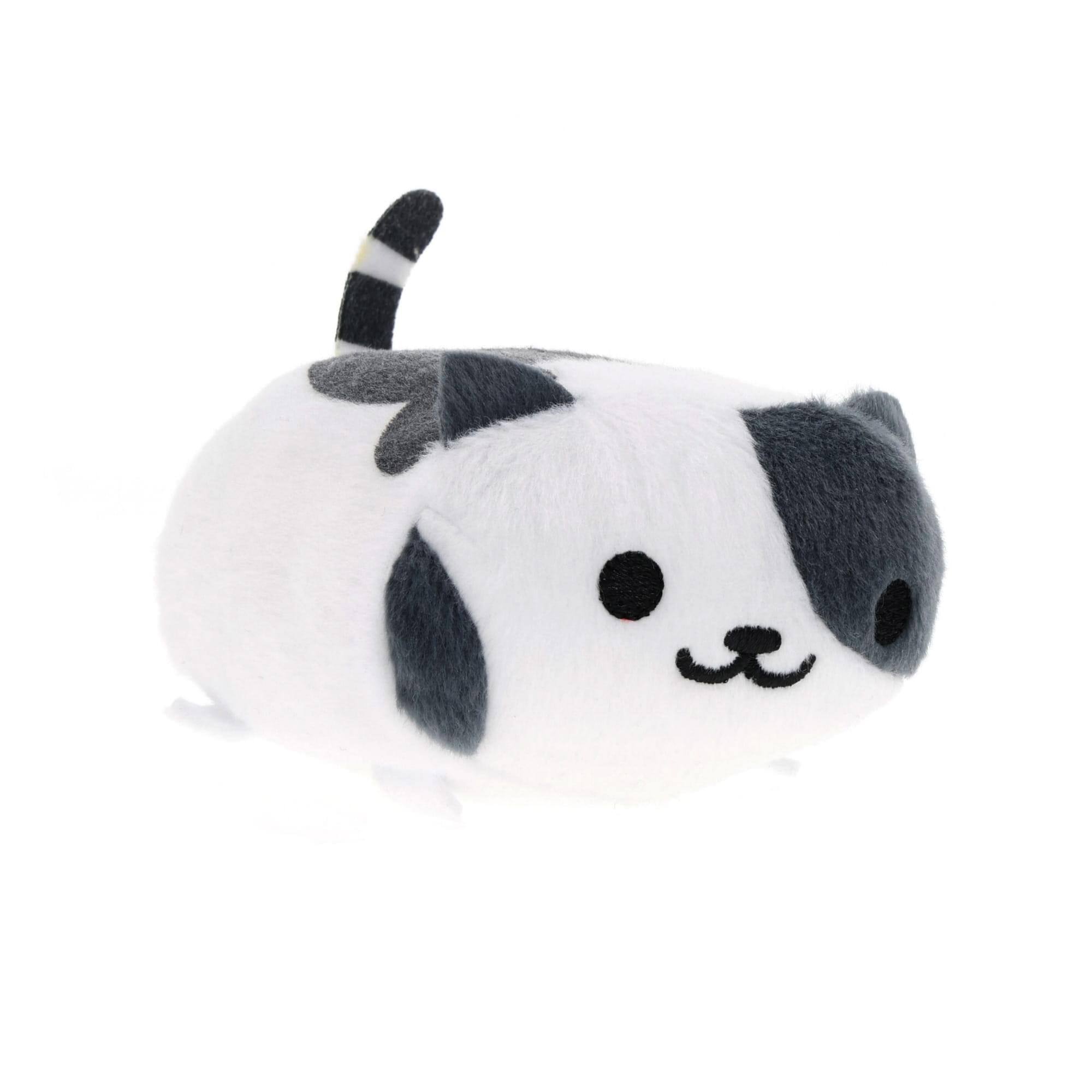 Alt View 1. Little Buddy - Neko Atsume: Kitty Collector 4" Plush: Speckles - White/Black.