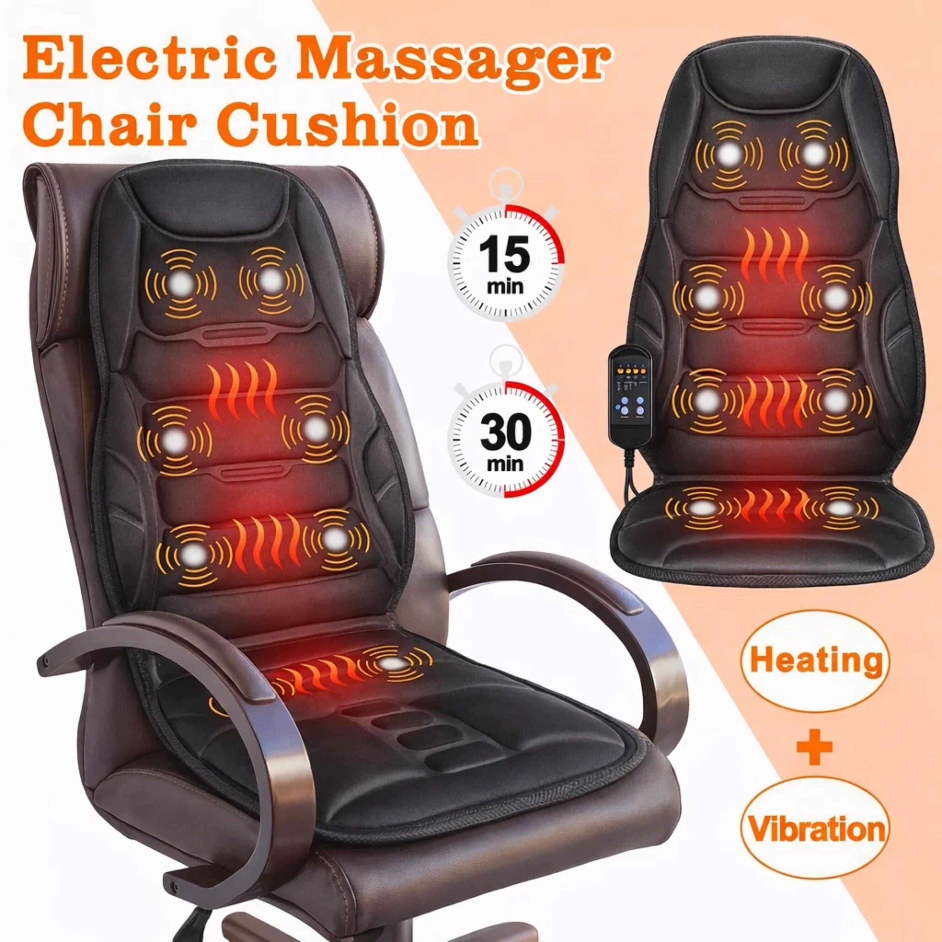 Electric Massager Chair Cushion  
15 min 30 min Heating + Vibration
