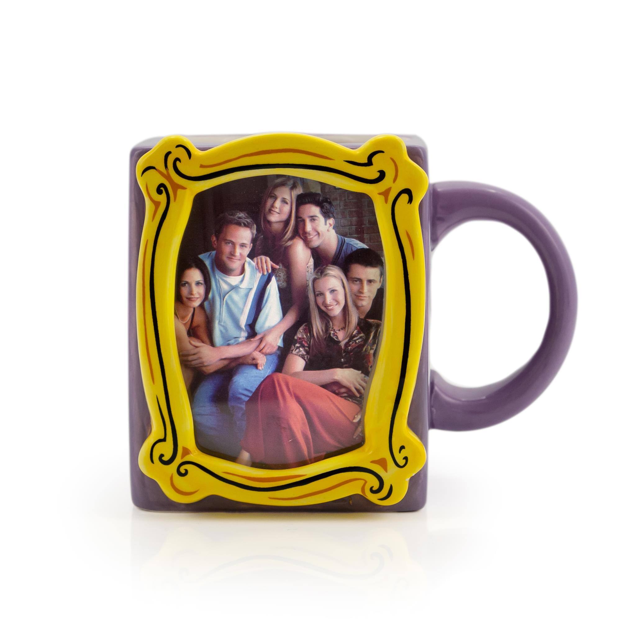 Alt View 1. Silver Buffalo - Friends Personalized Coffee Mug | Display Your Own Photo In Frame | 20 Ounces - Purple.
