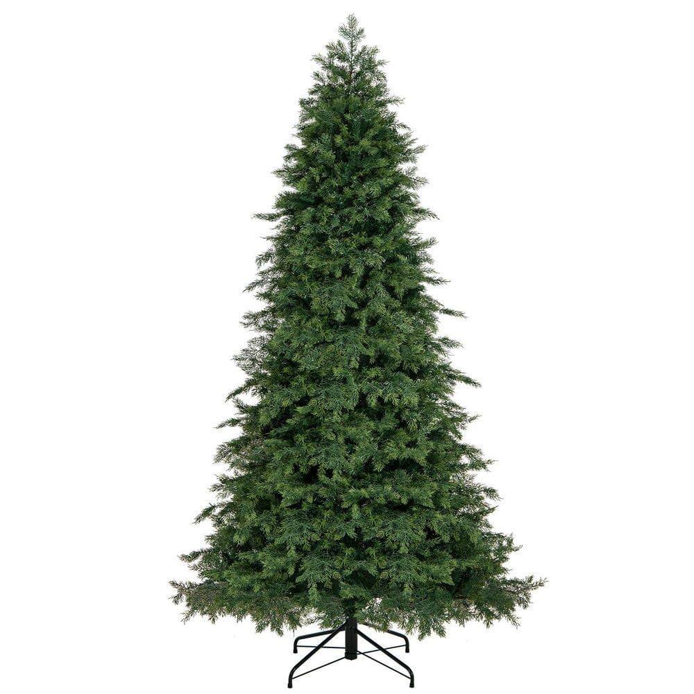 Front. Resenkos - Resenkos 7.5-Ft Artificial Christmas Tree - 1019 Lush Branch Tips, Green - Green.
