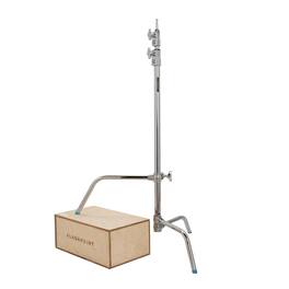 Flashpoint - 40" Quick Sliding Leg C-Stand Kit with 2.5" Grip Head & 40" Grip Arm (Chrome)