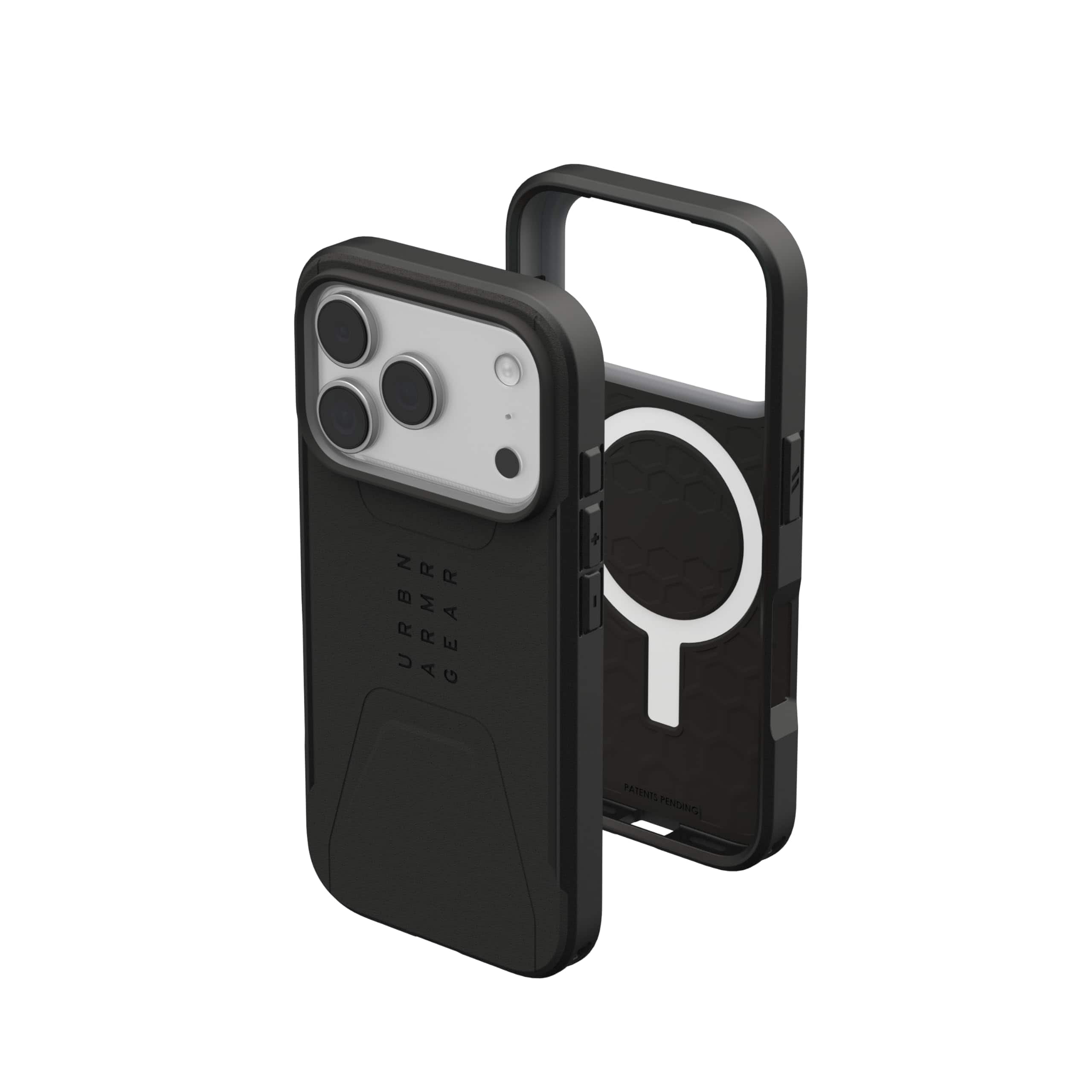 UAG - iPhone 17 Pro Case with MagSafe, Hypercush Impact Protection, Triple-Shot Overmold Construction, Civilian - Black price history on PriceWatchPro