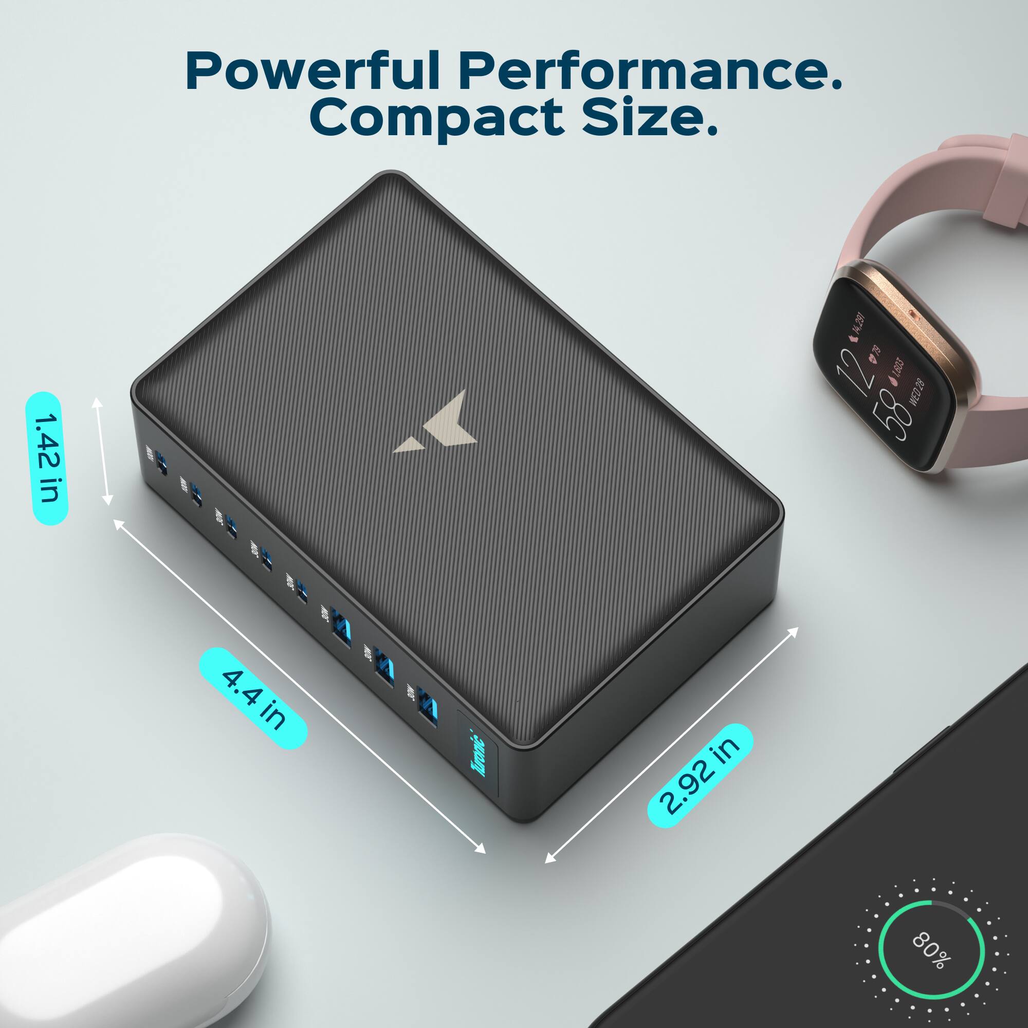 Powerful Performance. Compact Size.  
1.42 in  
4.4 in  
2.92 in