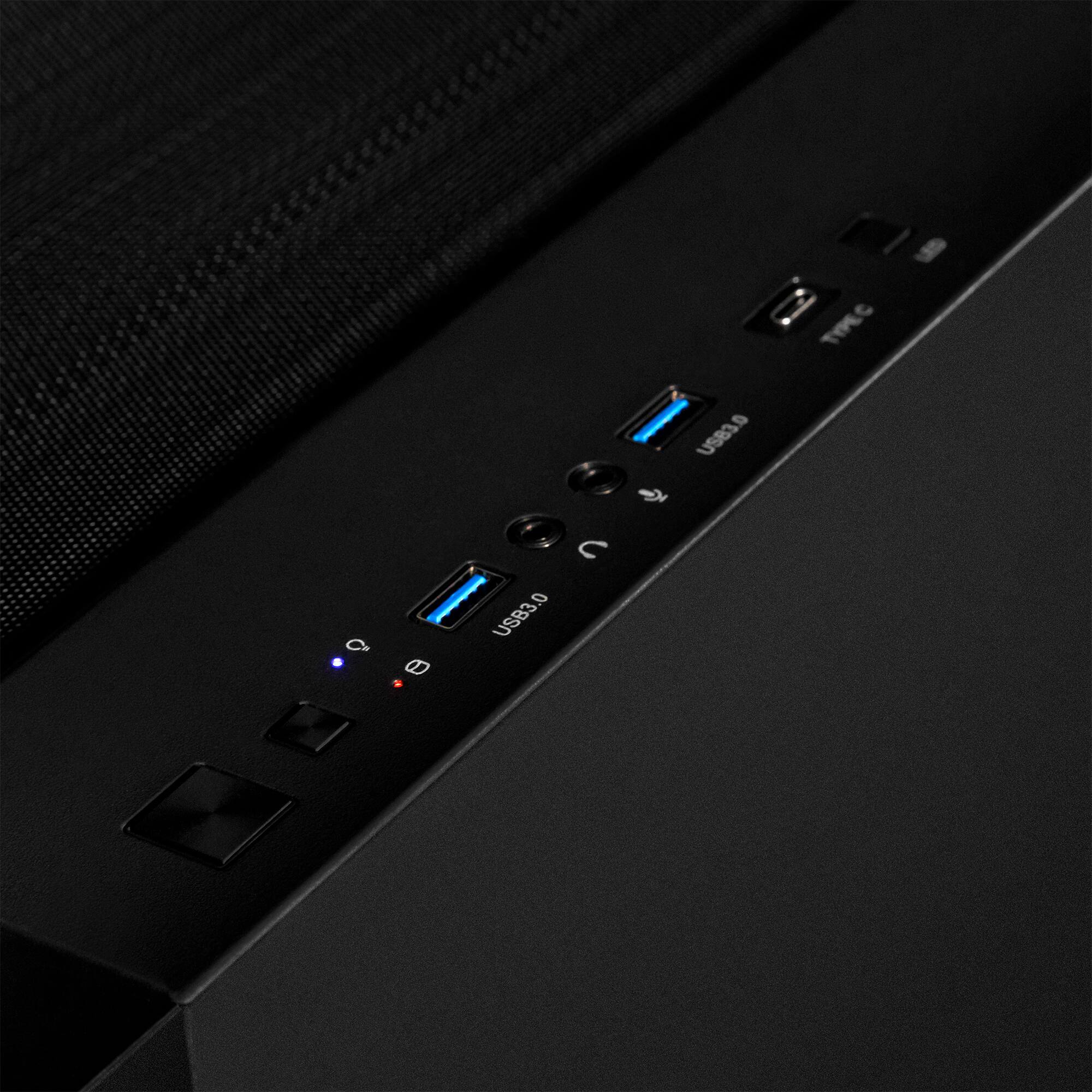 The text on the image reads: "USB 3.0, USB 2.0, Type C."